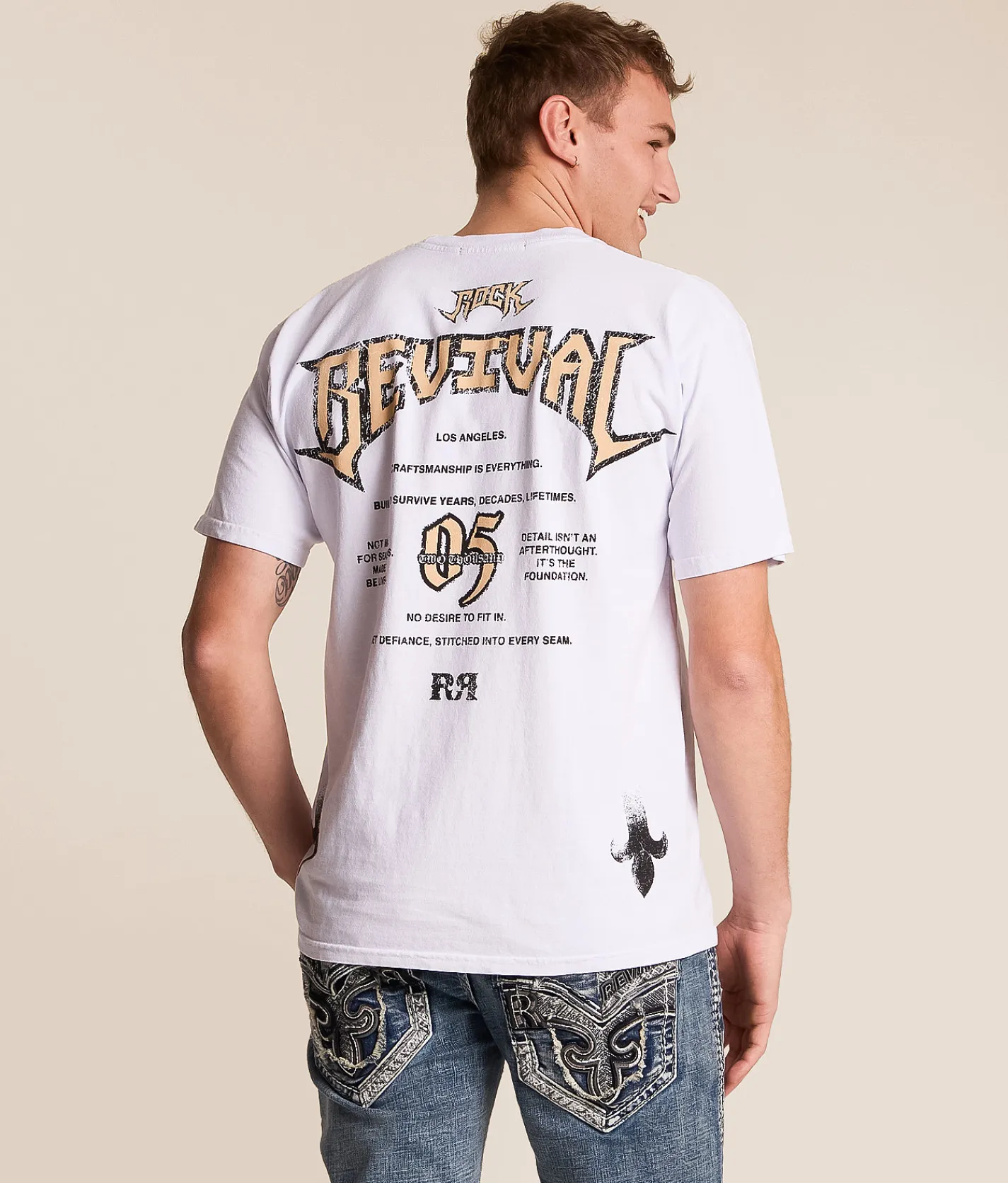 Tops|Graphic T-Shirts | Rock Revival Tour Revival T-Shirt White
