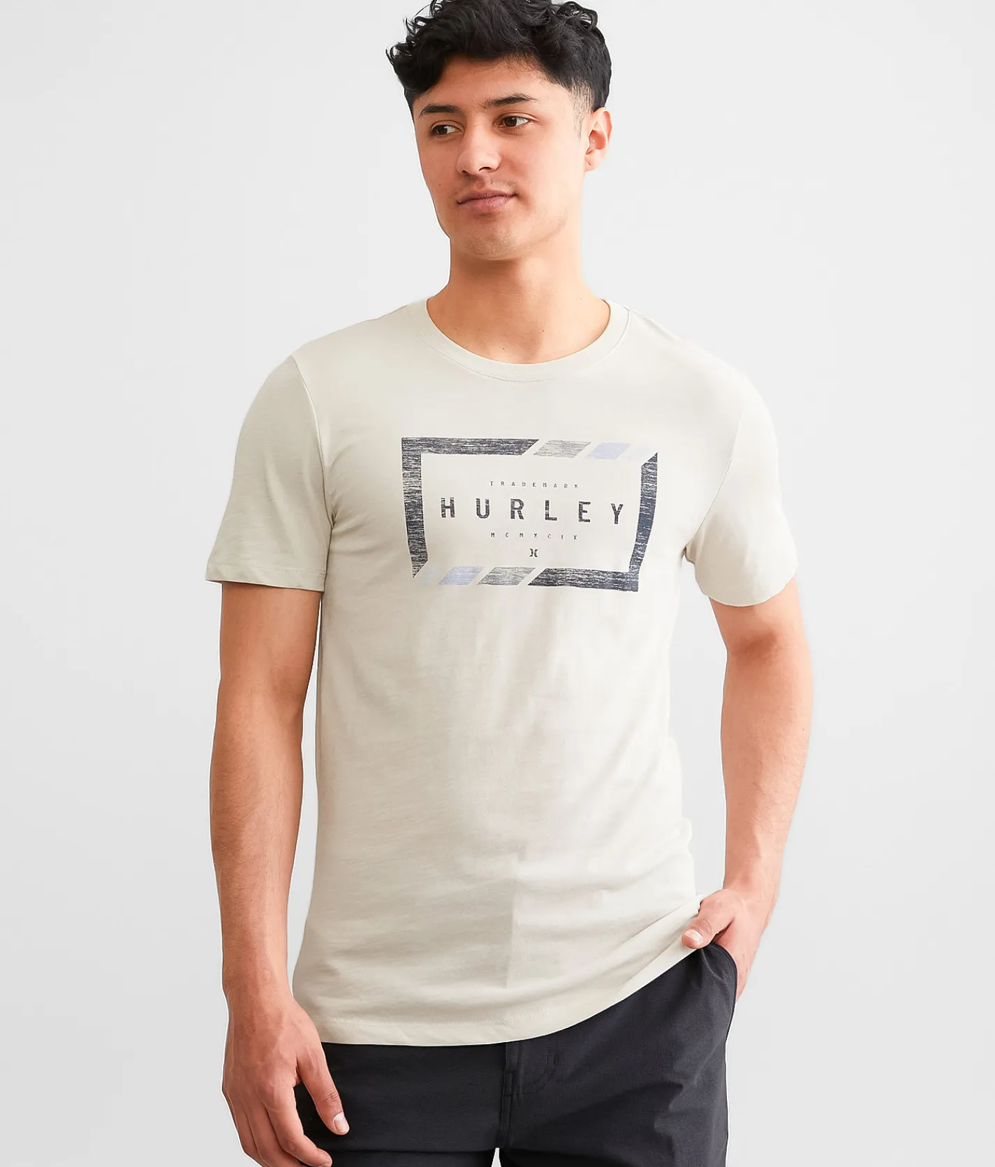 Hurley Tracer T-Shirt Bone New