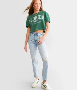 Jeans|Bottoms | HIDDEN Tracey Cropped Straight Jean Light