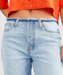Jeans|Bottoms | HIDDEN Tracey Cropped Straight Jean Medium Light