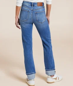 Jeans|Bottoms | HIDDEN Tracey Cropped Straight Stretch Jean Medium