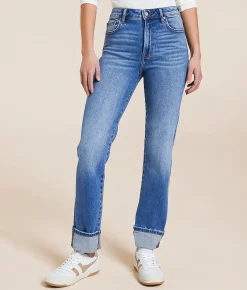 Jeans|Bottoms | HIDDEN Tracey Cropped Straight Stretch Jean Medium