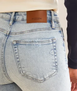 Jeans|Bottoms | HIDDEN Tracey Cropped Straight Stretch Jean Light