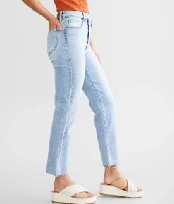 Jeans|Bottoms | HIDDEN Tracey Cropped Straight Stretch Jean Super Light Wash