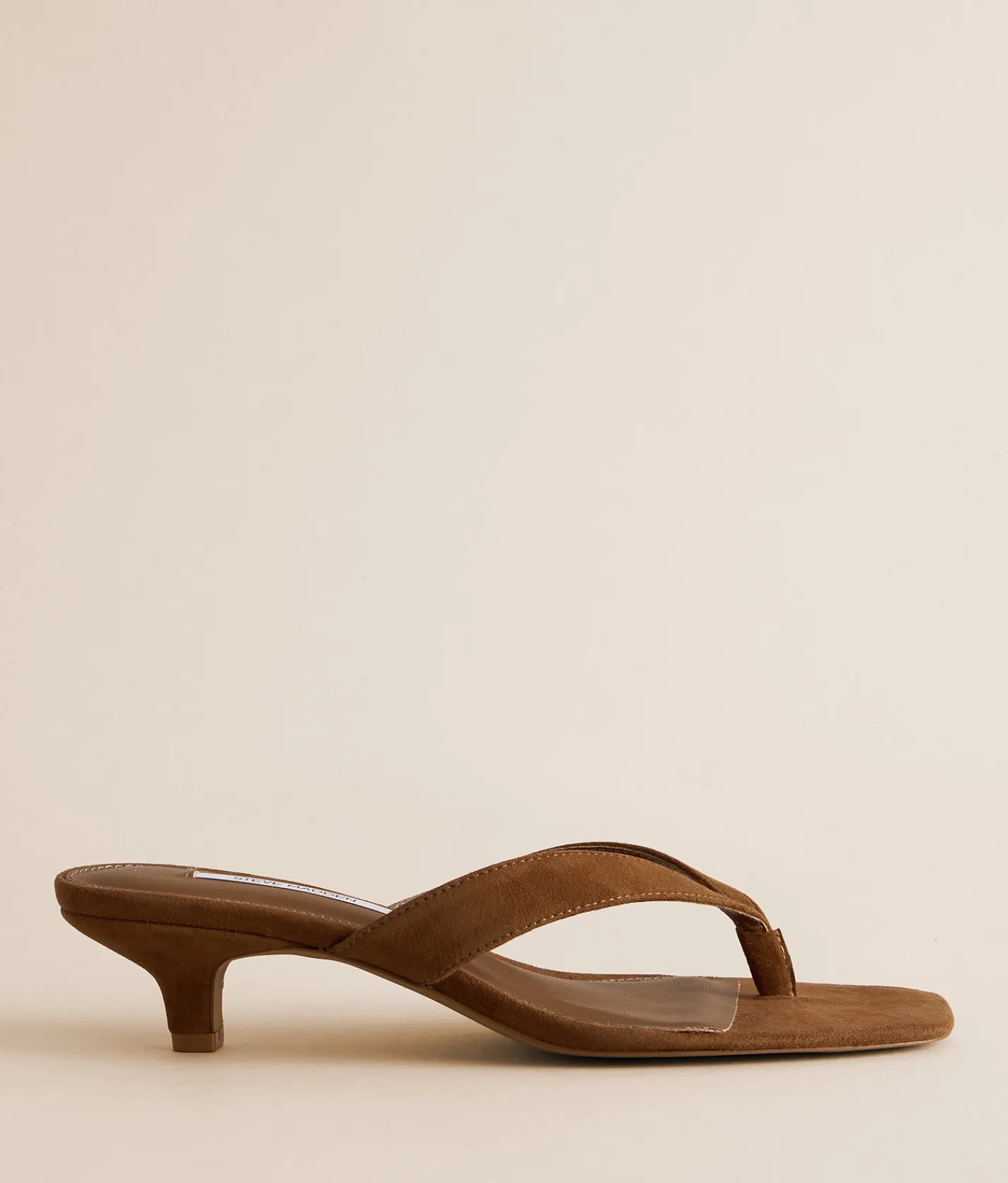 Shoes | Steve Madden Tracie Leather Heeled Sandal Chestnut Suede
