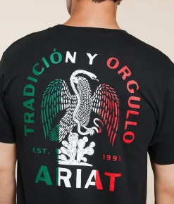 Ariat Tradicion Y Orgullo Fight T-Shirt Black Clearance
