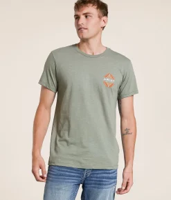 Ariat Traditional Circle T-Shirt Olive Heather Best