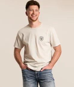 Tops | Ariat Traditional Pace T-Shirt Glacier Gray