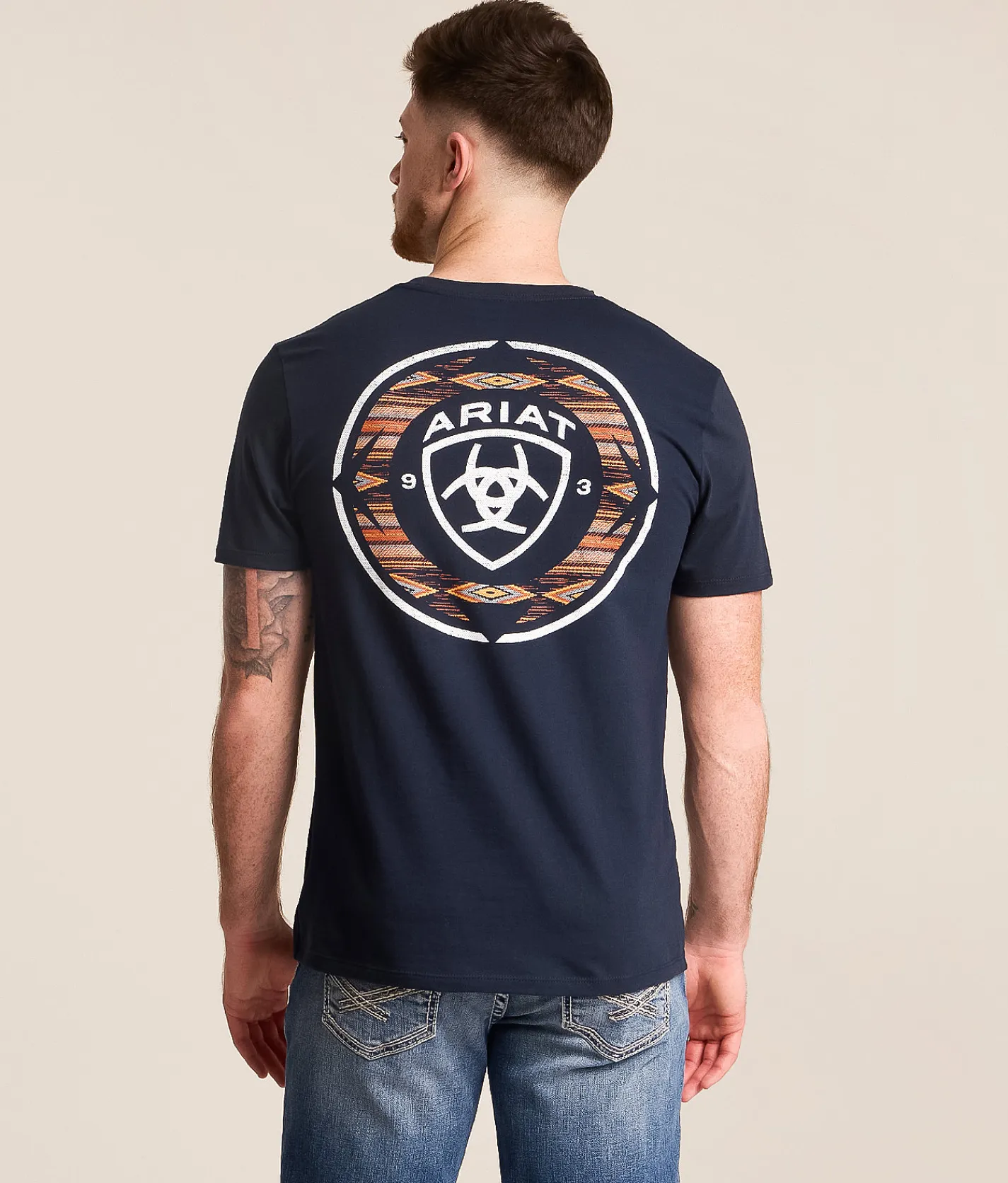 Tops|Graphic T-Shirts | Ariat Traditional Pace T-Shirt New Navy