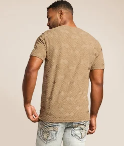 Nova Industries Traditional T-Shirt Greige Discount