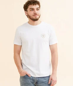 Graphic T-Shirts | Ariat Trailblaze Circle T-Shirt White