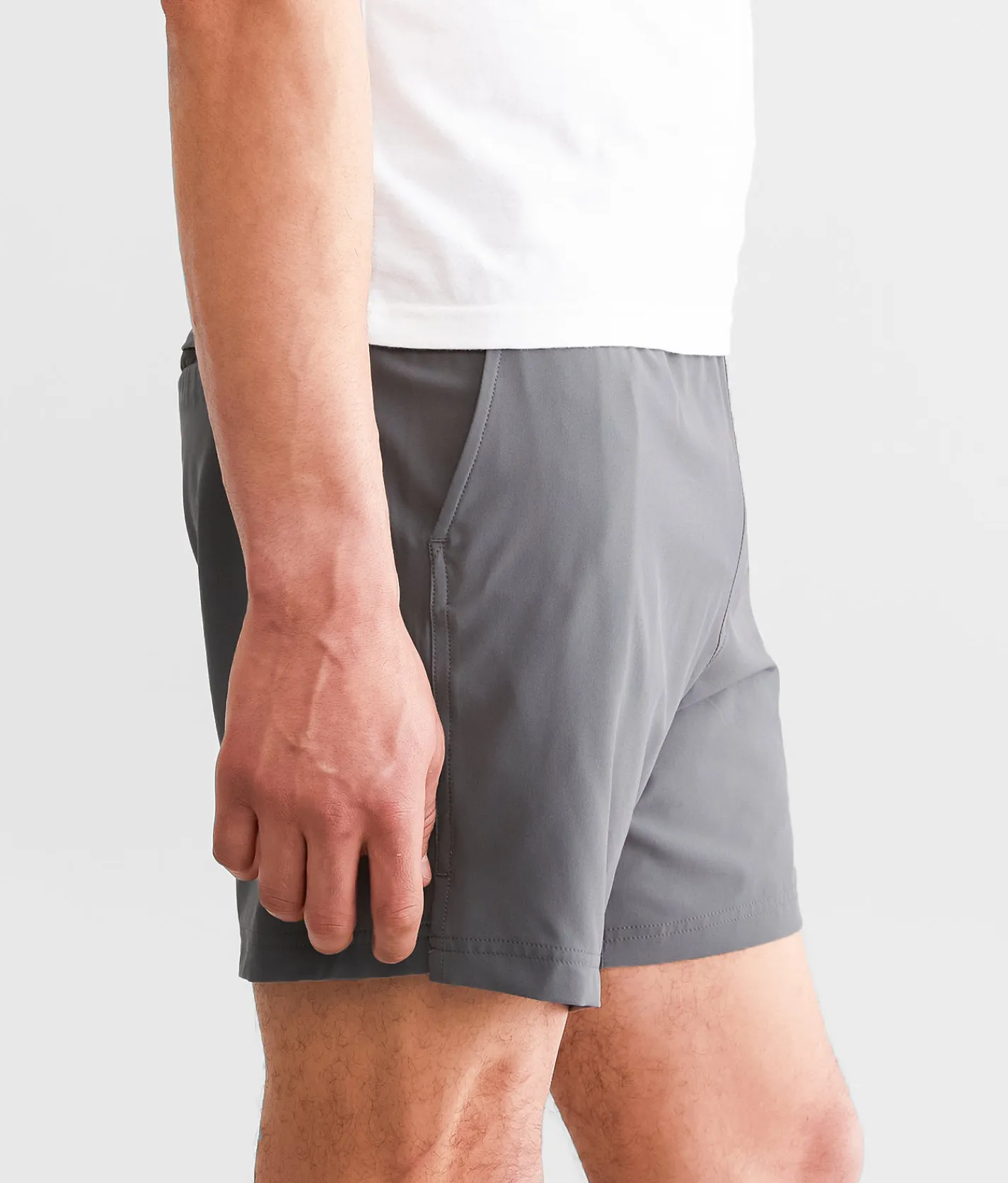 Bottoms|Activewear | Maven Co-op Train Performance Stretch Short Charcoal