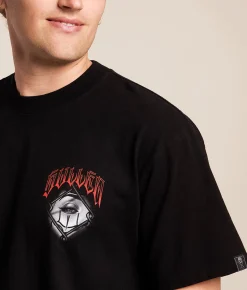 Tops|Graphic T-Shirts | Sullen Trapped Sin T-Shirt Jet Black