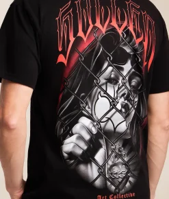 Tops|Graphic T-Shirts | Sullen Trapped Sin T-Shirt Jet Black