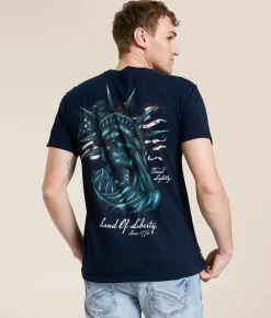 Tops|Graphic T-Shirts | Howitzer Tread Lightly T-Shirt Obsidian