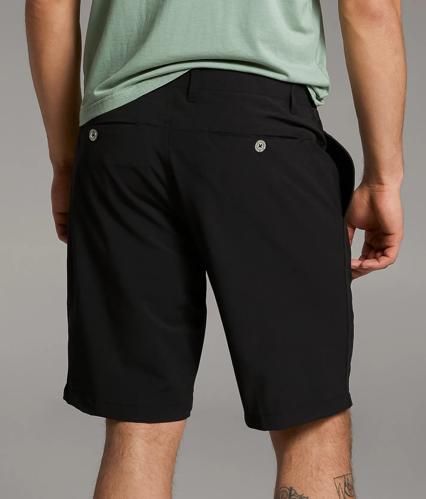 BKE Tremont Hybrid Stretch Walkshort Black