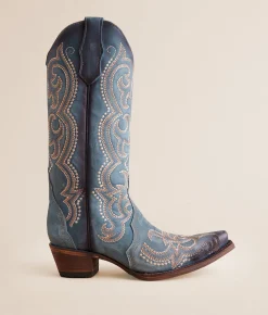 Shoes | Circle G by Corral Triad Western Leather Boot Blue Jean