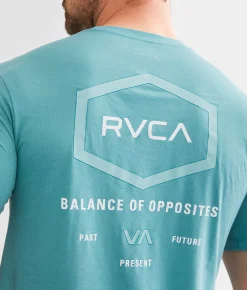 Graphic T-Shirts|Activewear | RVCA Tri Balance Sport T-Shirt Hydro