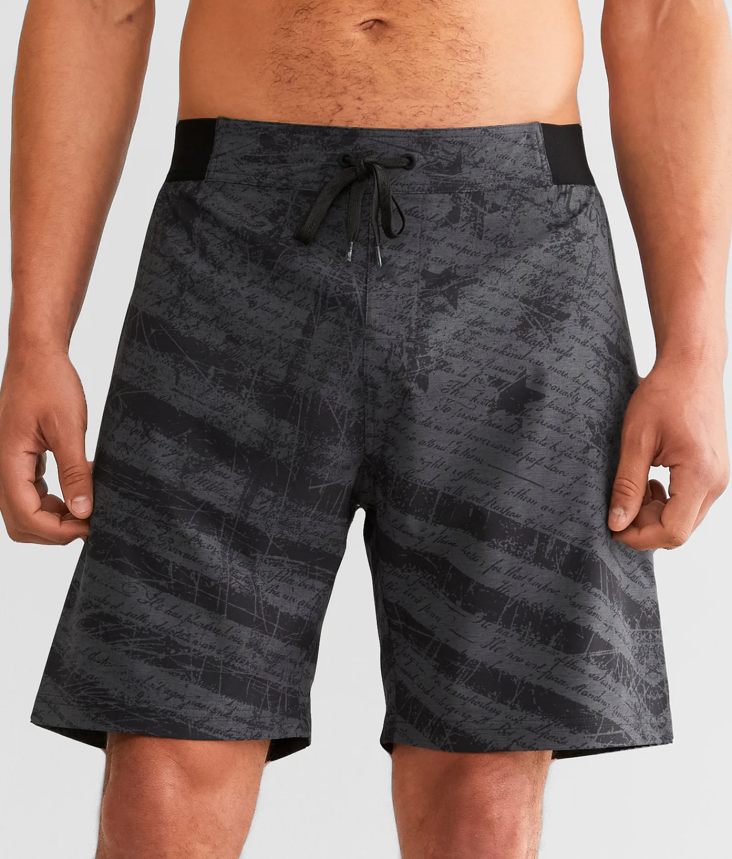 Bottoms|Swimwear | Howitzer Tribute Stretch Boardshort Charcoal Heather