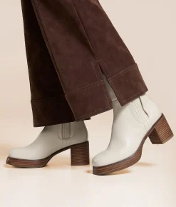 Beast Fashion Tricia Ankle Boot Ivory Clearance