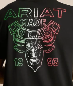 Graphic T-Shirts | Ariat Tricolor Toro T-Shirt Black