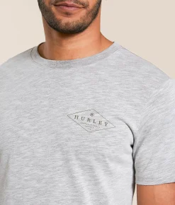 Tops|Graphic T-Shirts | Hurley Triple Diamond T-Shirt Coffee Quartz