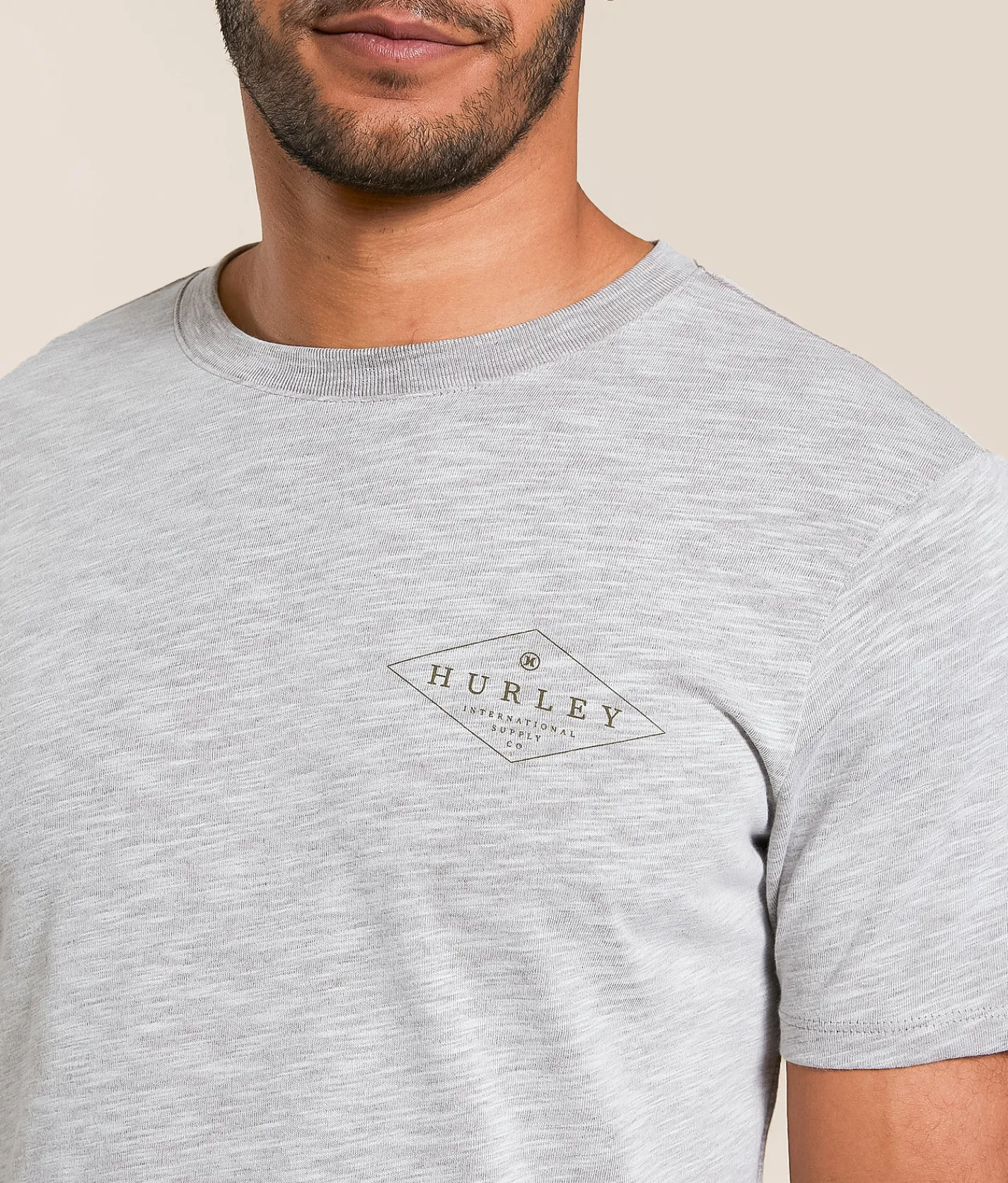 Tops|Graphic T-Shirts | Hurley Triple Diamond T-Shirt Coffee Quartz
