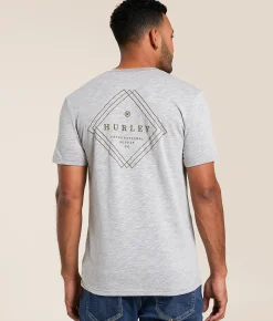 Tops|Graphic T-Shirts | Hurley Triple Diamond T-Shirt Coffee Quartz