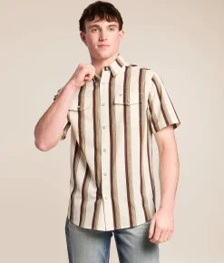 Ferrell Tristan Performance Stretch Shirt Cream Sale