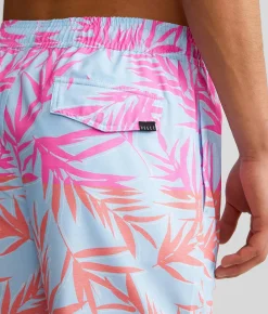 Veece Tropical Neon Stretch Swim Trunks Multi Online
