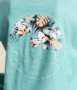 Salt Life Tropical Retreat T-Shirt Sea Green Outlet