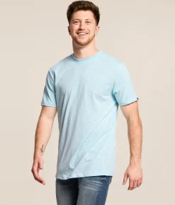 Tops|Graphic T-Shirts | Veece Tropic Breeze T-Shirt Sky Blue