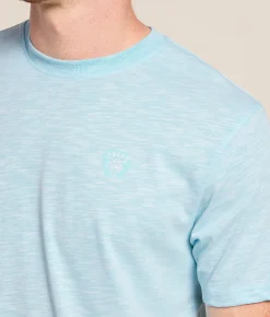 Tops|Graphic T-Shirts | Veece Tropic Breeze T-Shirt Sky Blue