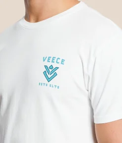 Veece Tropic Brush T-Shirt White Best