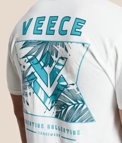 Veece Tropic Brush T-Shirt White Best