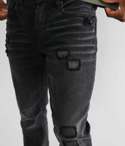 Departwest Trouper Straight Stretch Jean Washed Black