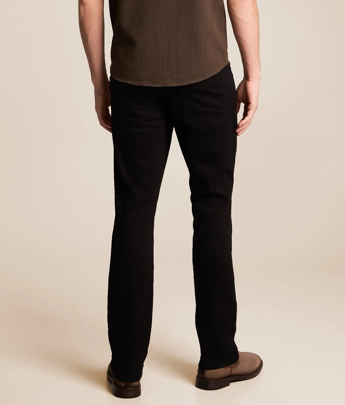 Bottoms|Jeans | Departwest Trouper Straight Stretch Jean Black