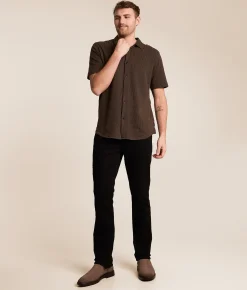 Bottoms|Jeans | Departwest Trouper Straight Stretch Jean Black