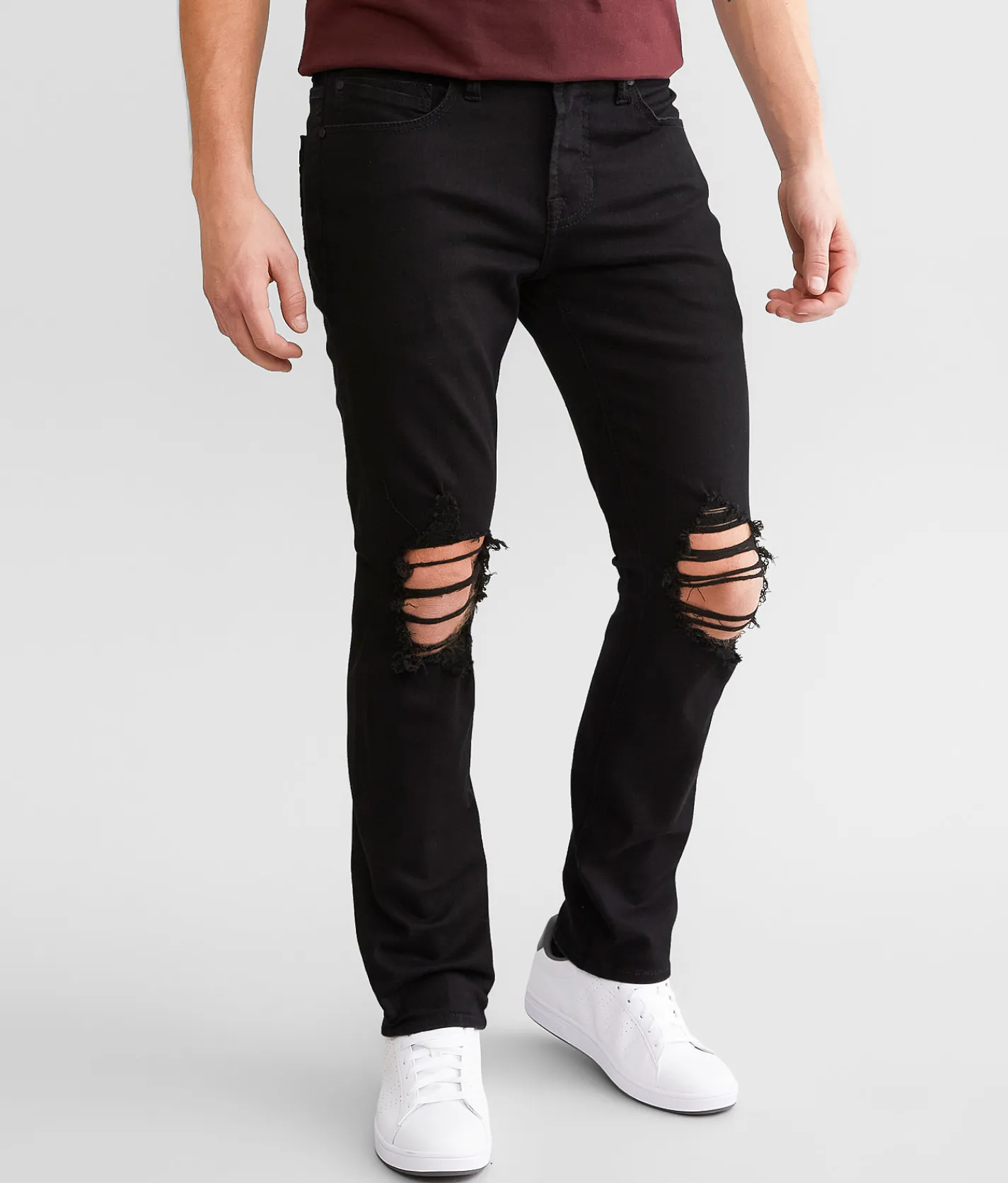 Bottoms|Jeans | Departwest Trouper Straight Stretch Jean Noir