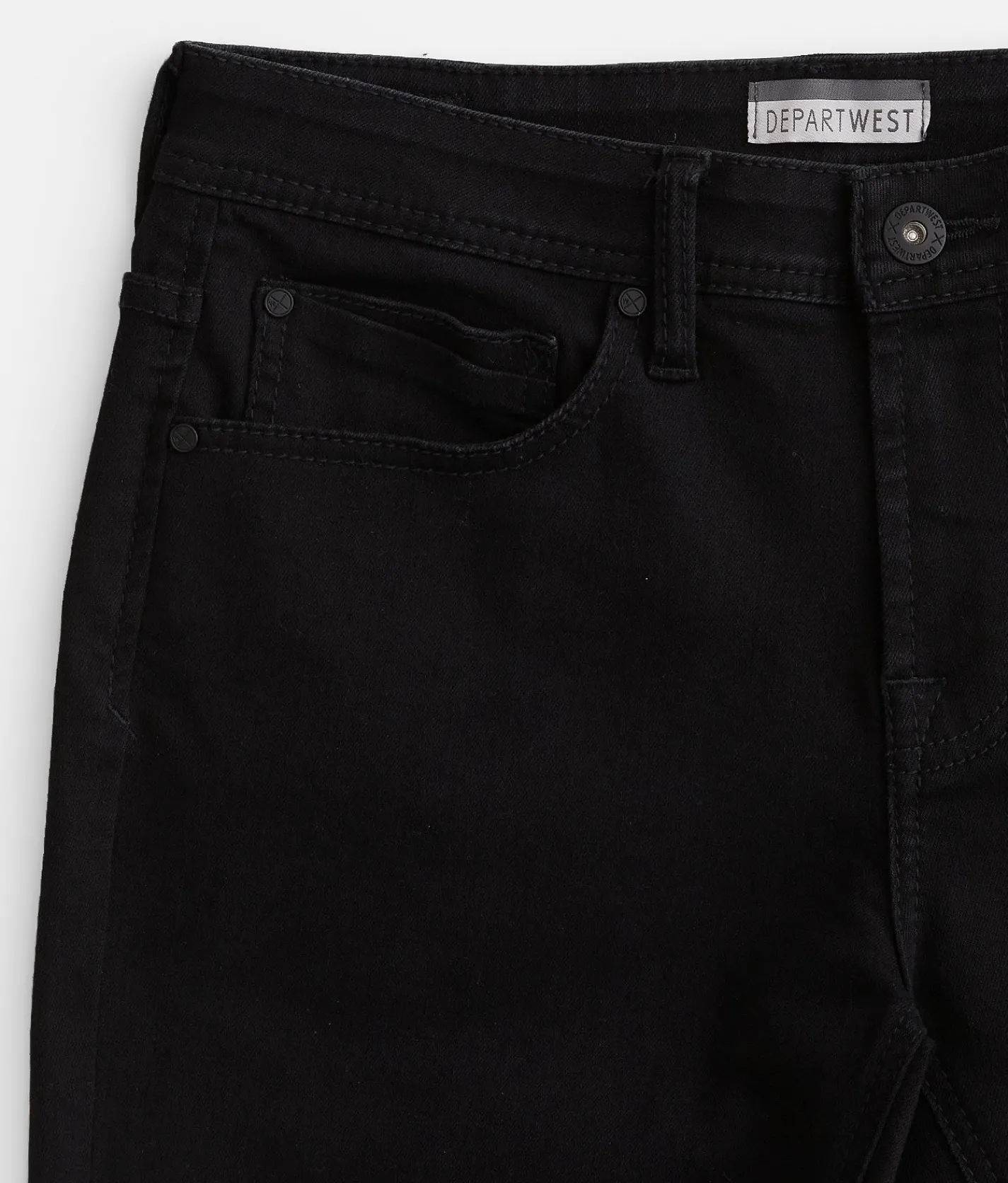 Bottoms|Jeans | Departwest Trouper Straight Stretch Jean Noir
