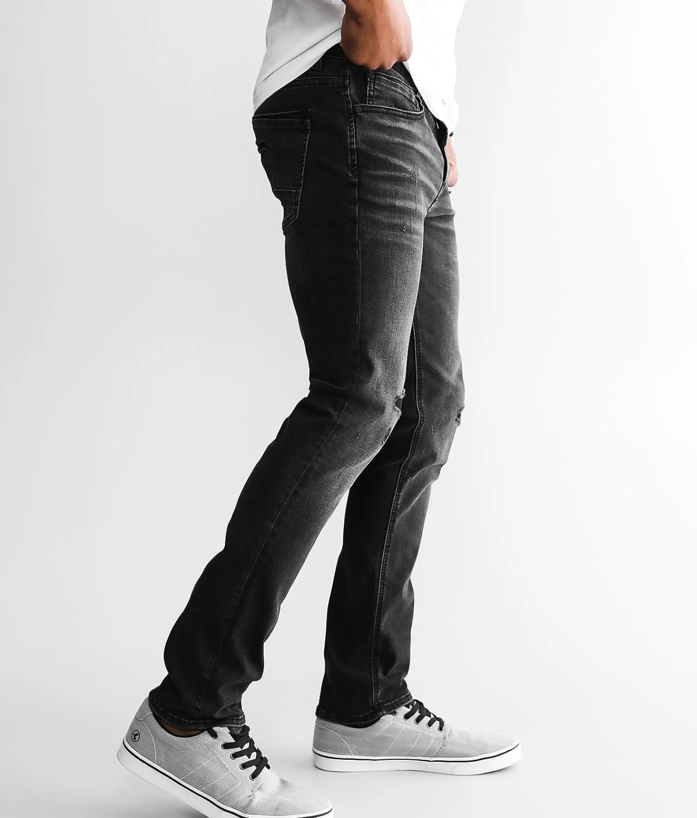 Departwest Trouper Straight Stretch Jean Washed Black Hot