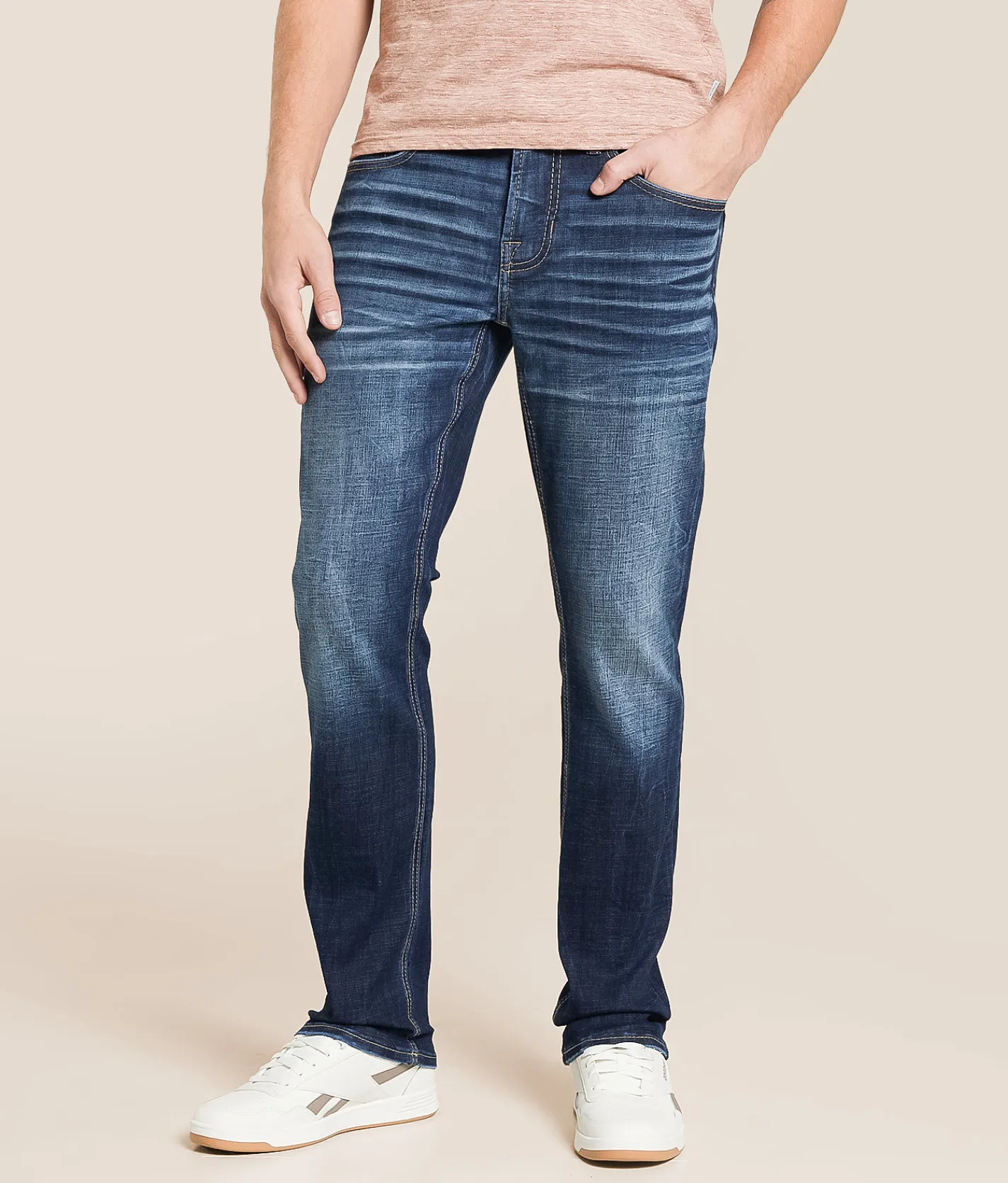 Bottoms|Jeans | Departwest Trouper Straight Stretch Jean Riverfall