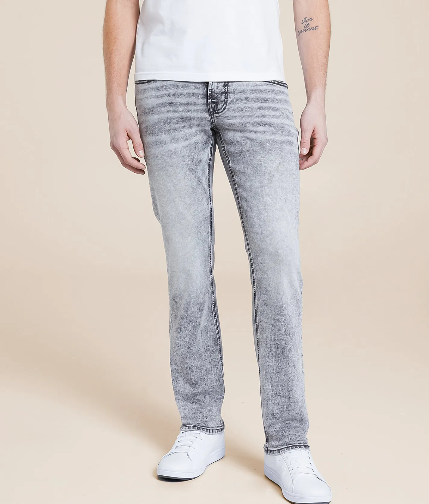 Bottoms|Jeans | Departwest Trouper Straight Stretch Jean Pelion