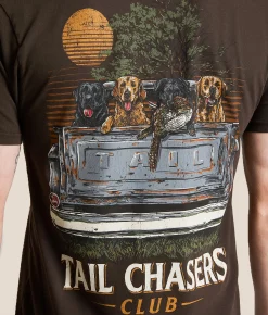Tops|Graphic T-Shirts | Tail Chasers Club Truck Dogs T-Shirt Dematisse