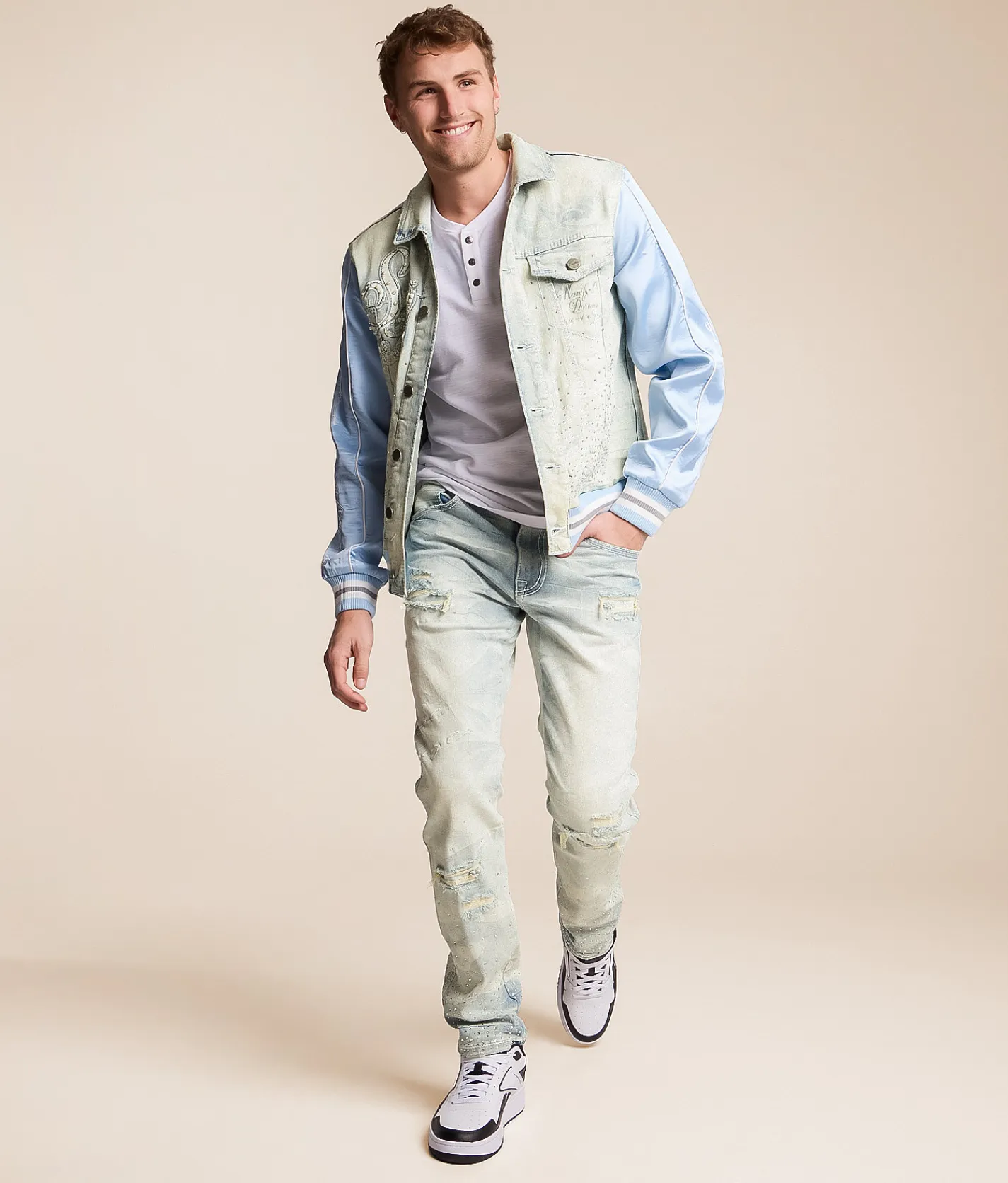 Tops|Coats & Jackets | Smoke Rise® Trucker Denim Jacket Brant Blue