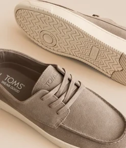 TOMS TRVL Light London Leather Shoe Dune Suede Sale