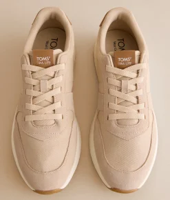 TOMS Trvl Lite Retro Leather Sneaker Almond Sale