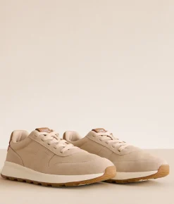 TOMS Trvl Lite Retro Leather Sneaker Almond Sale