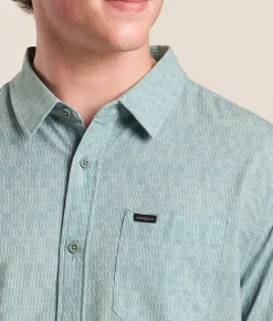 O'Neill Trvlr Standard Performance Stretch Shirt Lead Sale
