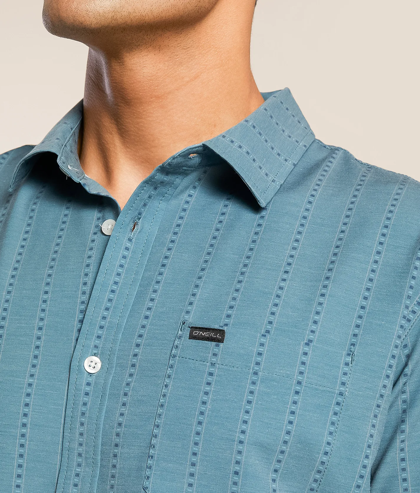 O'Neill Trvlr Traverse Performance Stretch Shirt Cream Outlet